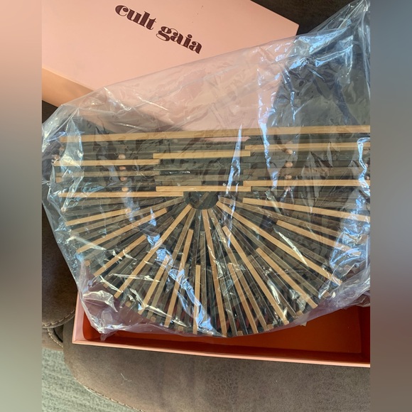 Cult Gaia Bamboo Ark Clutch - Natural Brown - Picture 8 of 8